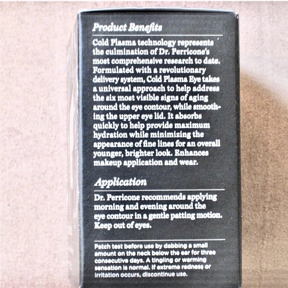 PERRICONE MD EYE Cold Plasma Luxurious Moisturizing NEW Cream Full Size 15ML - Picture 4 of 8